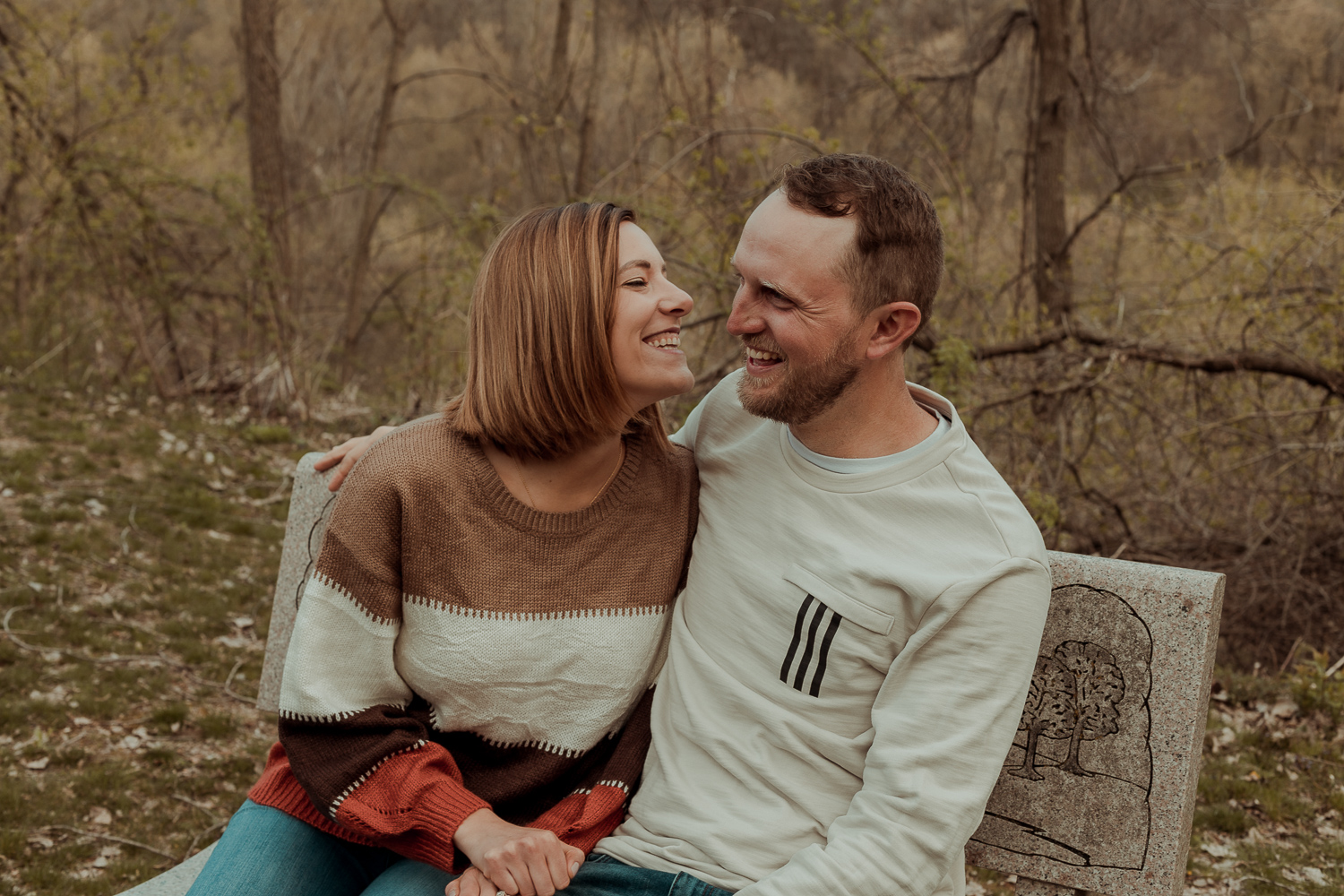 Swiss Valley Nature Preserve Engagement Pictures, Peosta, Iowa