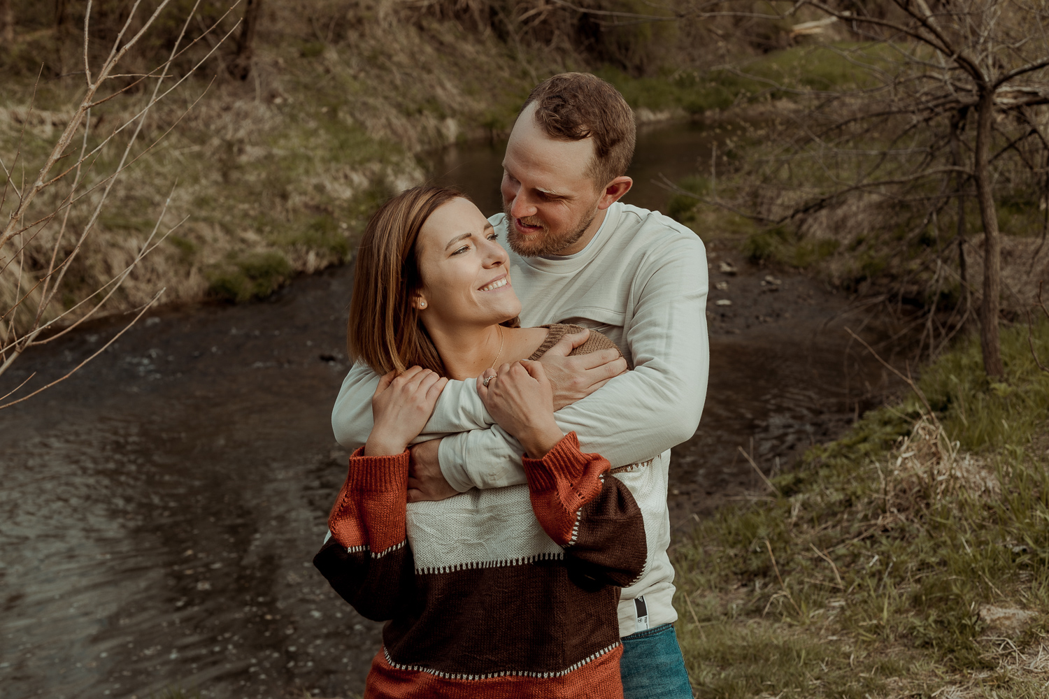 Swiss Valley Nature Preserve Engagement Pictures Peosta Iowa