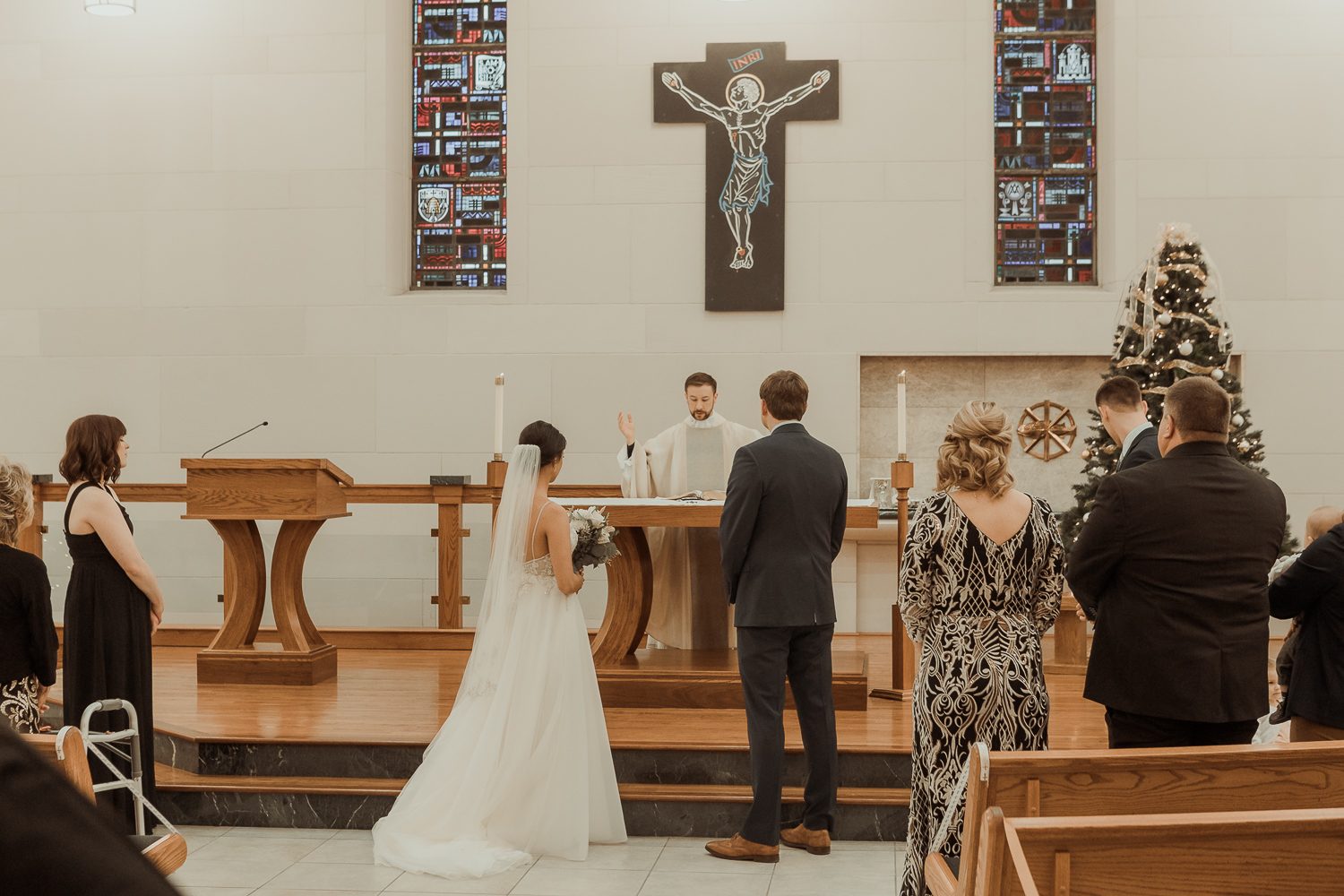 St. Ambrose University Wedding Davenport Iowa