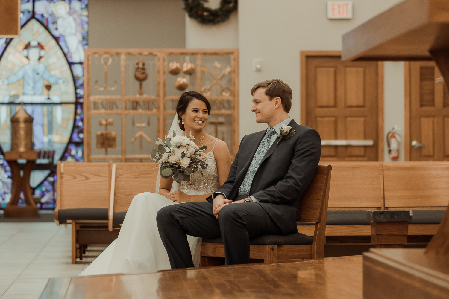 St. Ambrose University Wedding Davenport Iowa