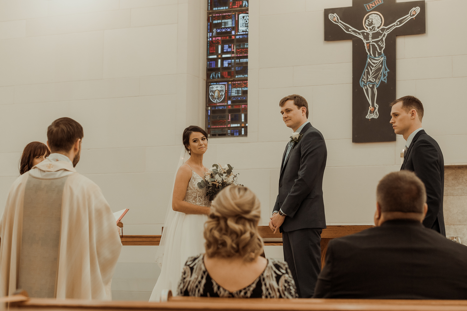 St. Ambrose University Wedding Davenport Iowa