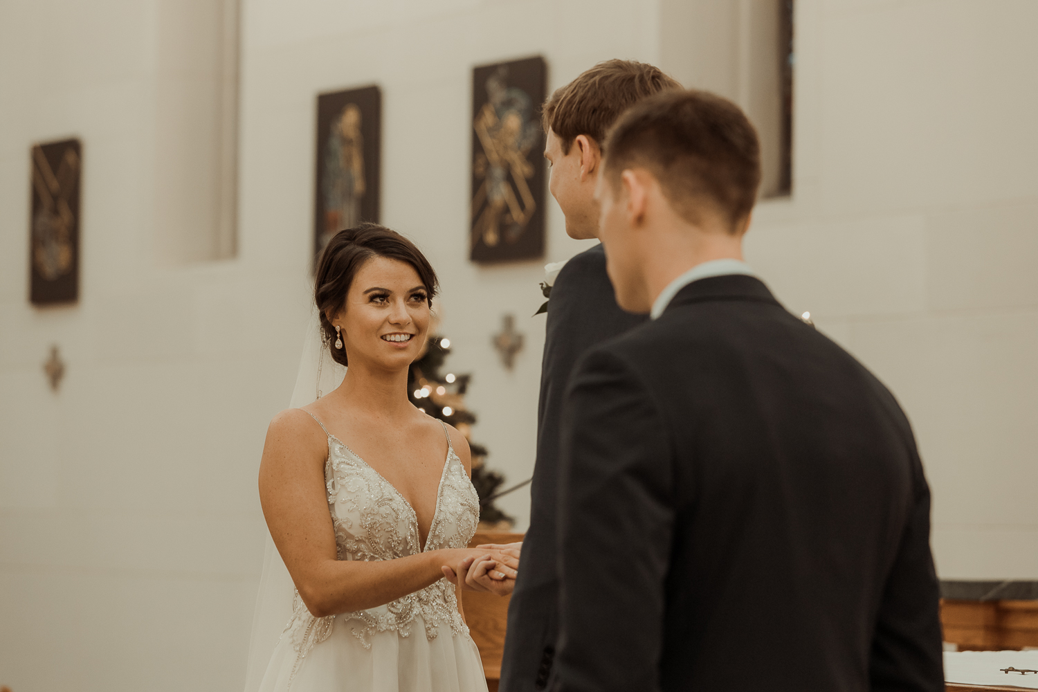 St. Ambrose University Wedding Davenport Iowa