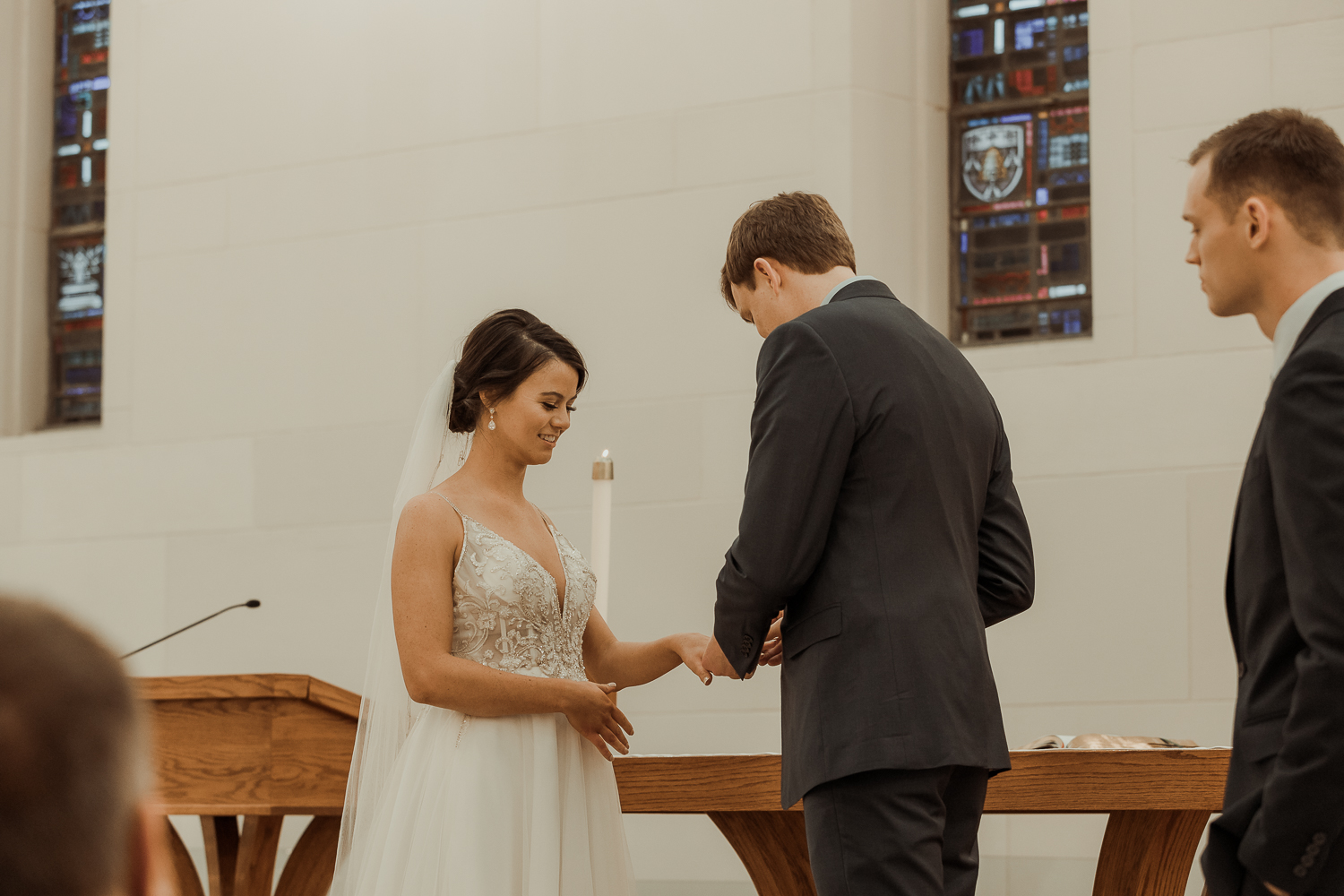 St. Ambrose University Wedding Davenport Iowa