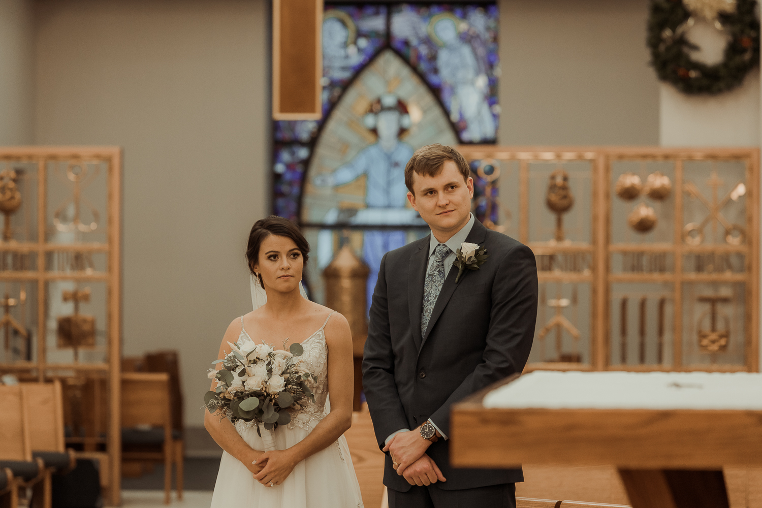 St. Ambrose University Wedding Davenport Iowa