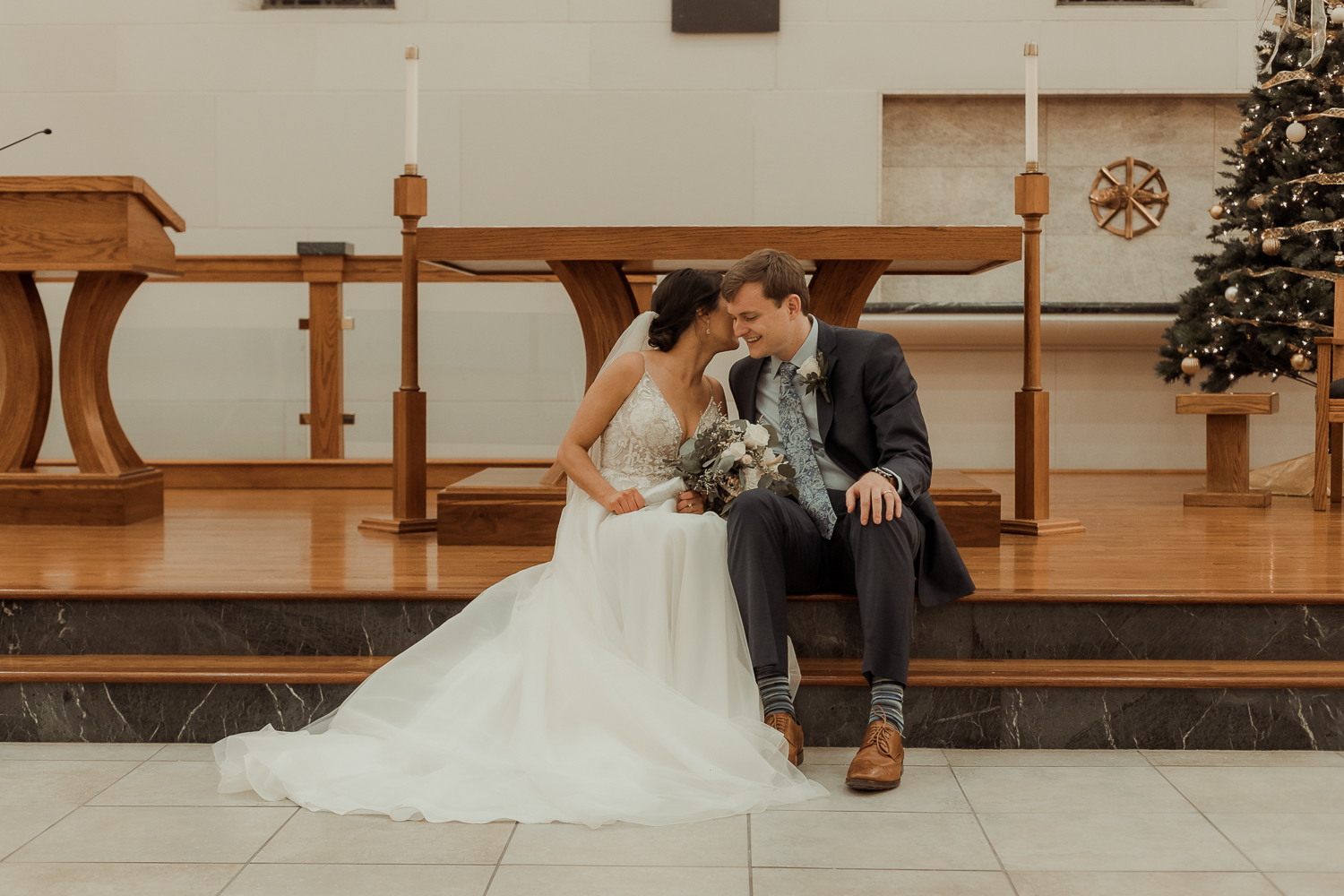 St. Ambrose University Wedding Davenport Iowa