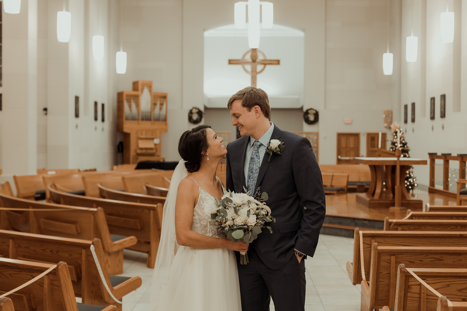 St. Ambrose University Wedding Davenport Iowa