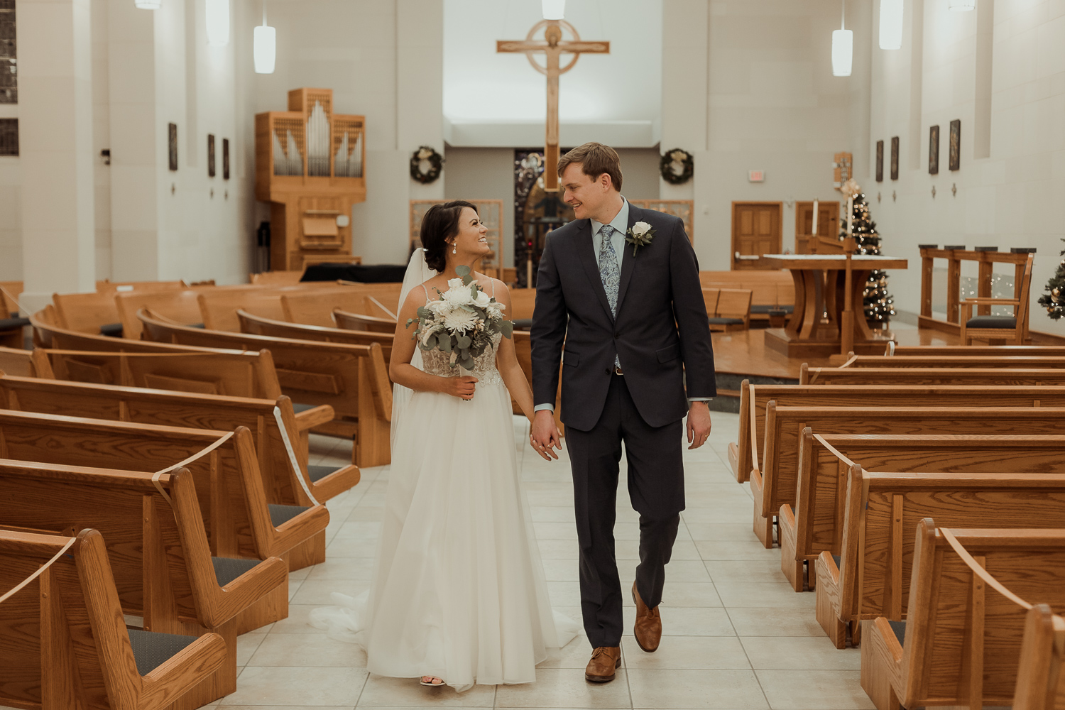 St. Ambrose University Wedding Davenport Iowa