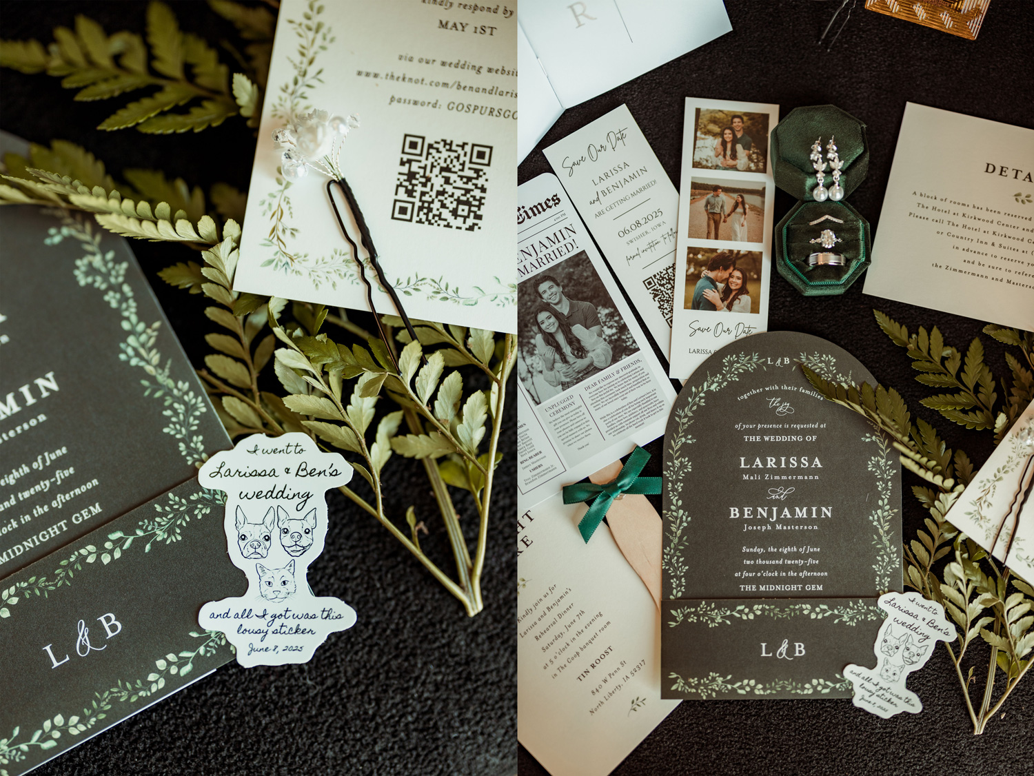 The Midnight Gem Wedding, Swisher, Iowa