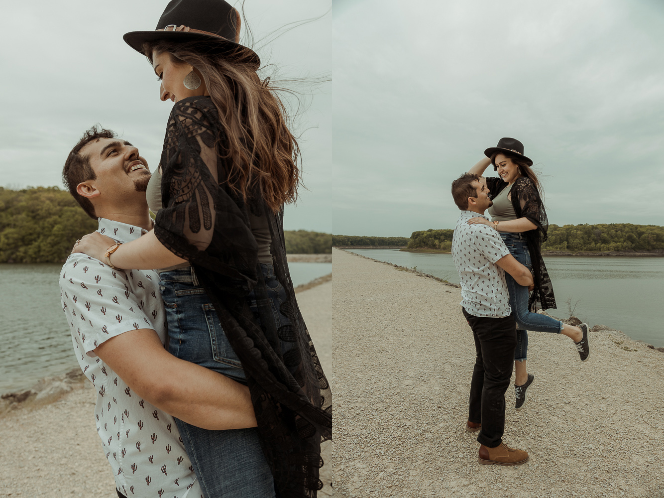 Lake Macbride State Park Engagement Pictures, Solon, Iowa