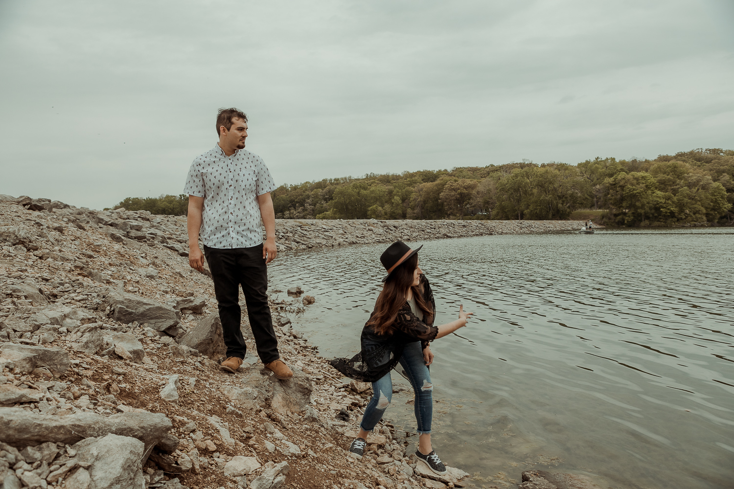 Lake Macbride State Park Engagement Pictures, Solon, Iowa