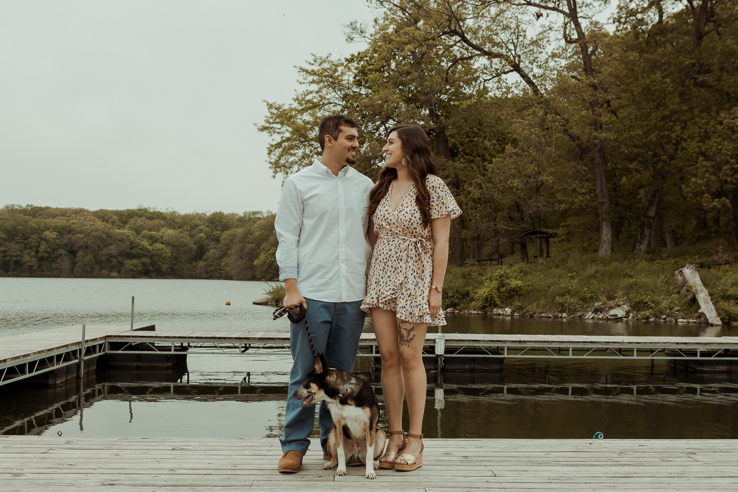 Lake Macbride State Park Engagement Pictures, Solon, Iowa