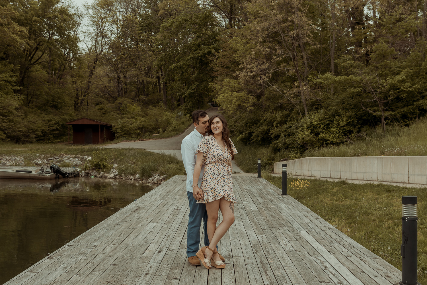 Lake Macbride State Park Engagement Pictures, Solon, Iowa