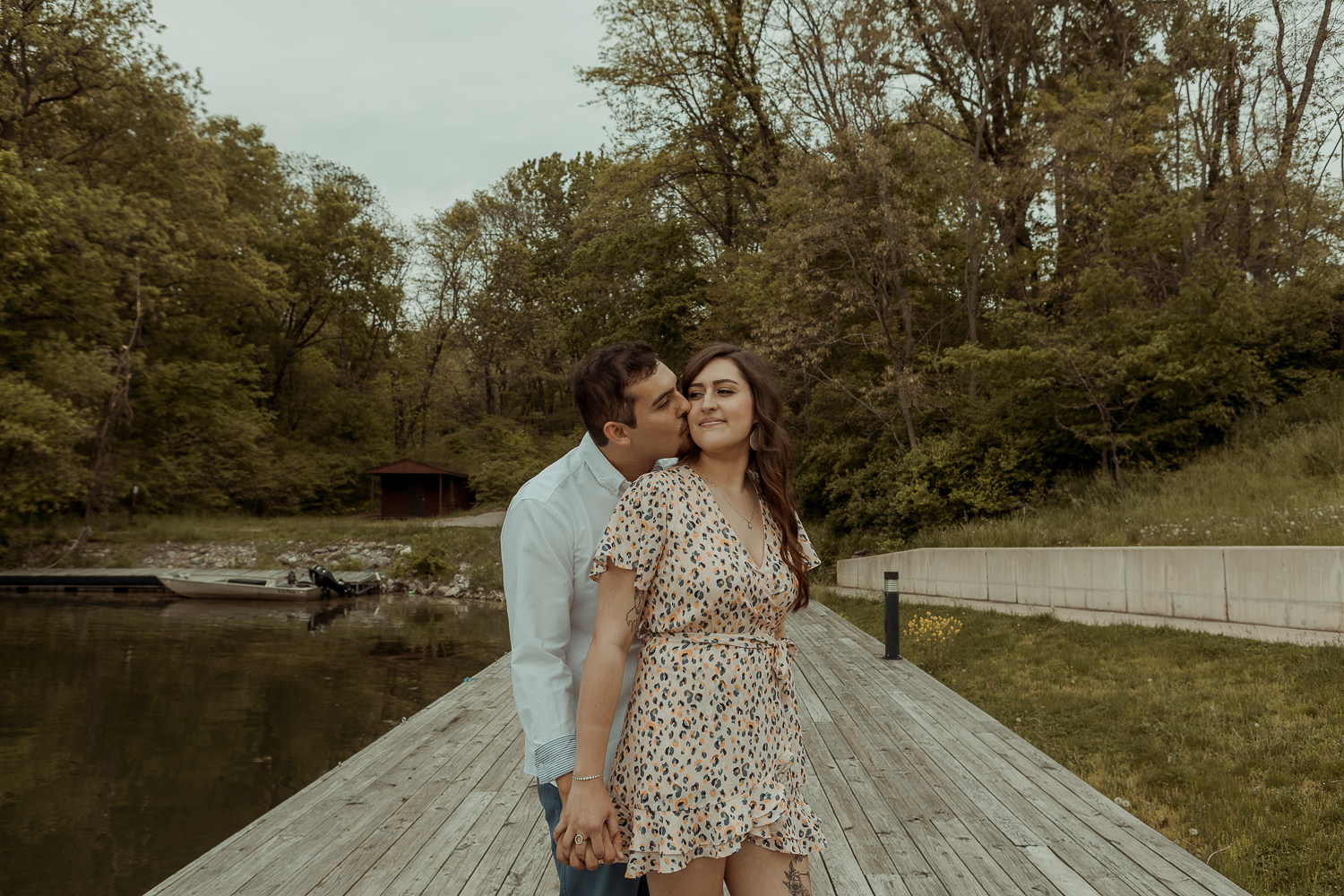 Lake Macbride State Park Engagement Pictures, Solon, Iowa