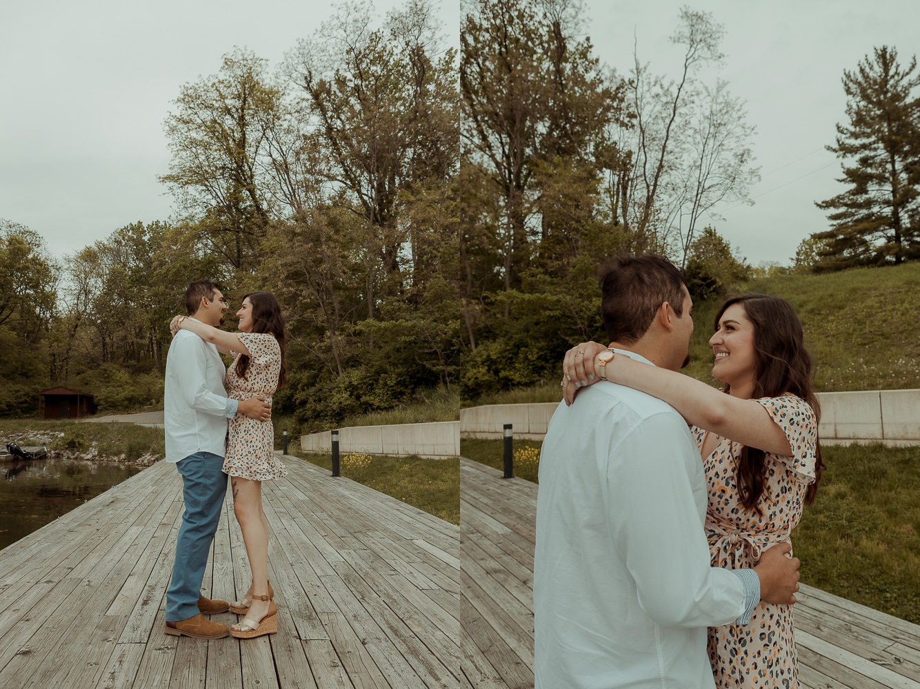 Lake Macbride State Park Engagement Pictures, Solon, Iowa