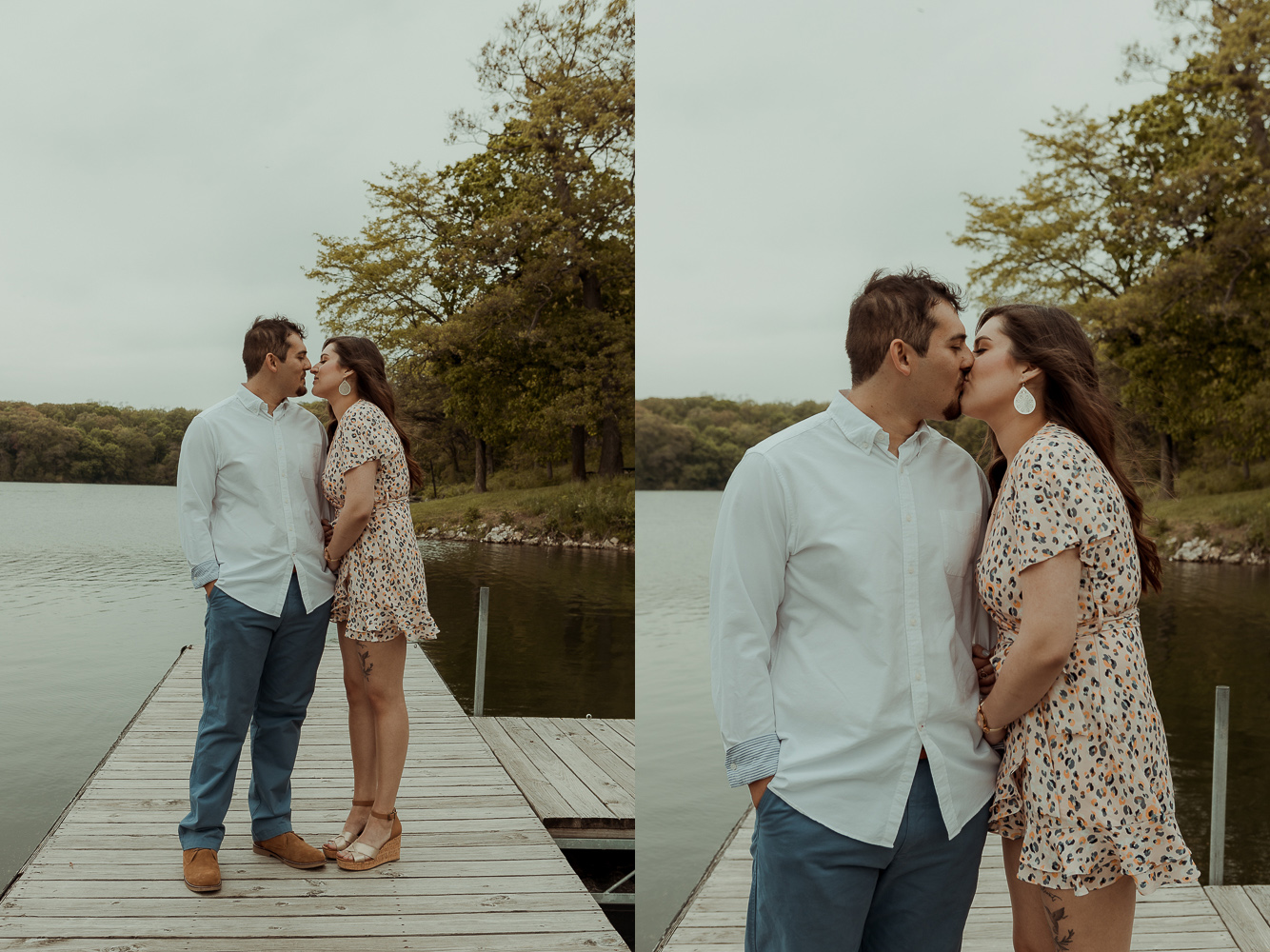 Lake Macbride State Park Engagement Pictures, Solon, Iowa