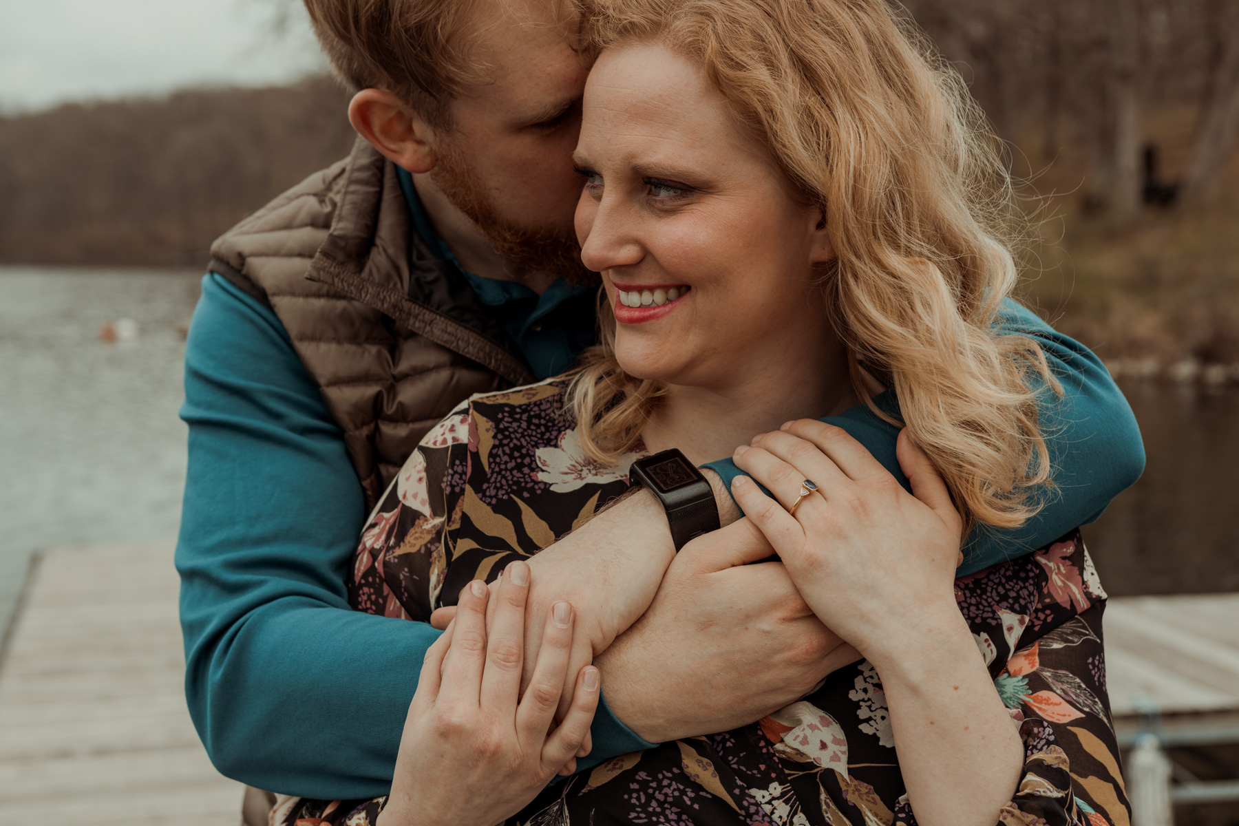 Lake Macbride Engagement Photos