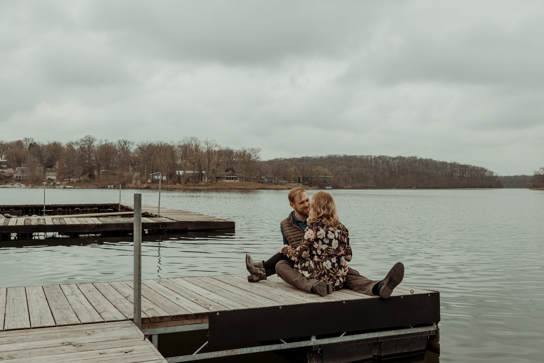 Lake Macbride Engagement Photos