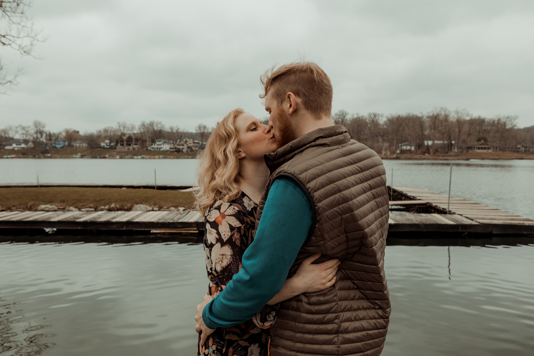 Lake Macbride Engagement Photos