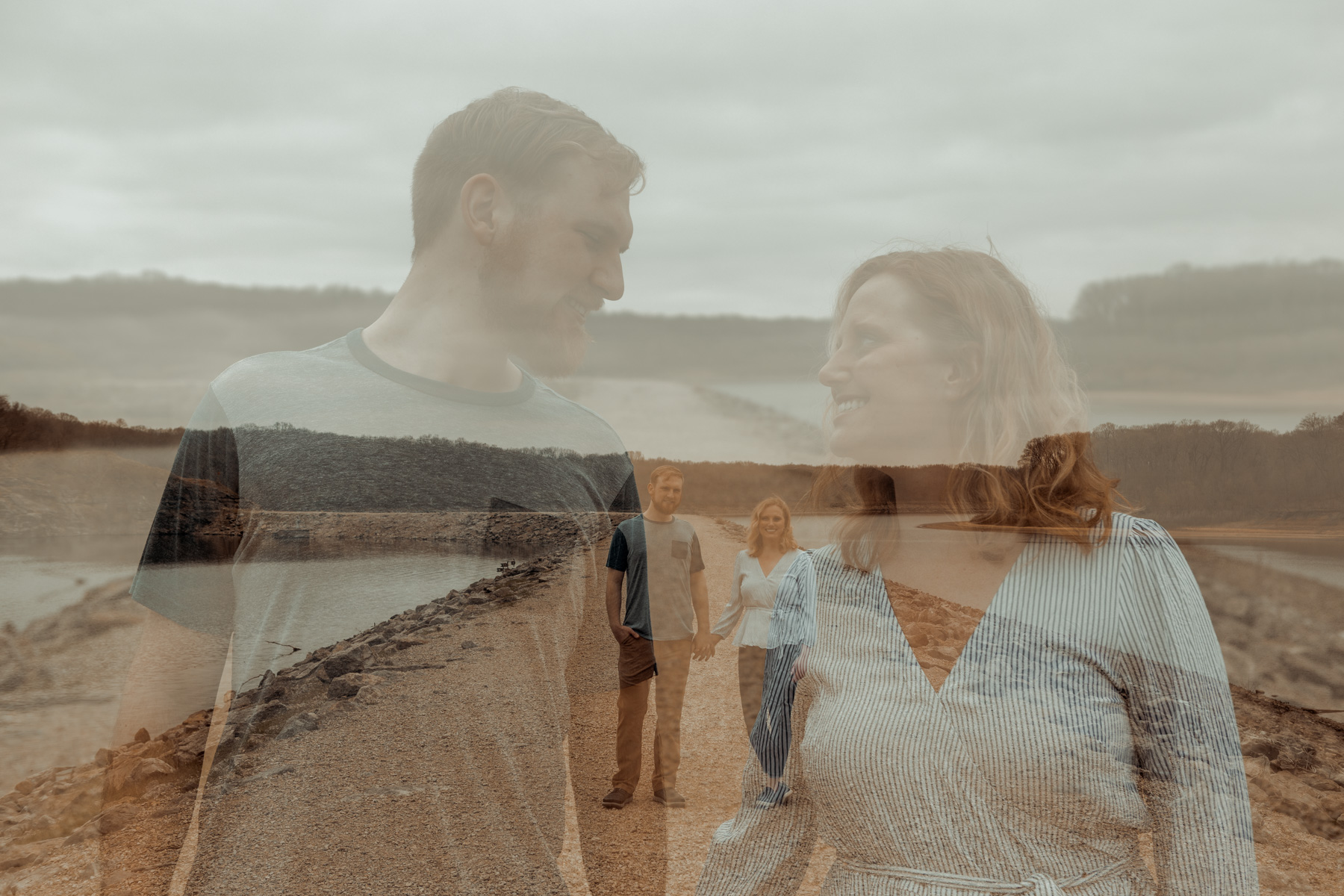 Lake Macbride Engagement Photos