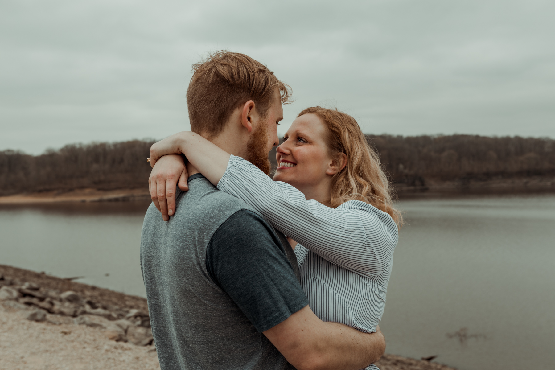 Lake Macbride Engagement Photos