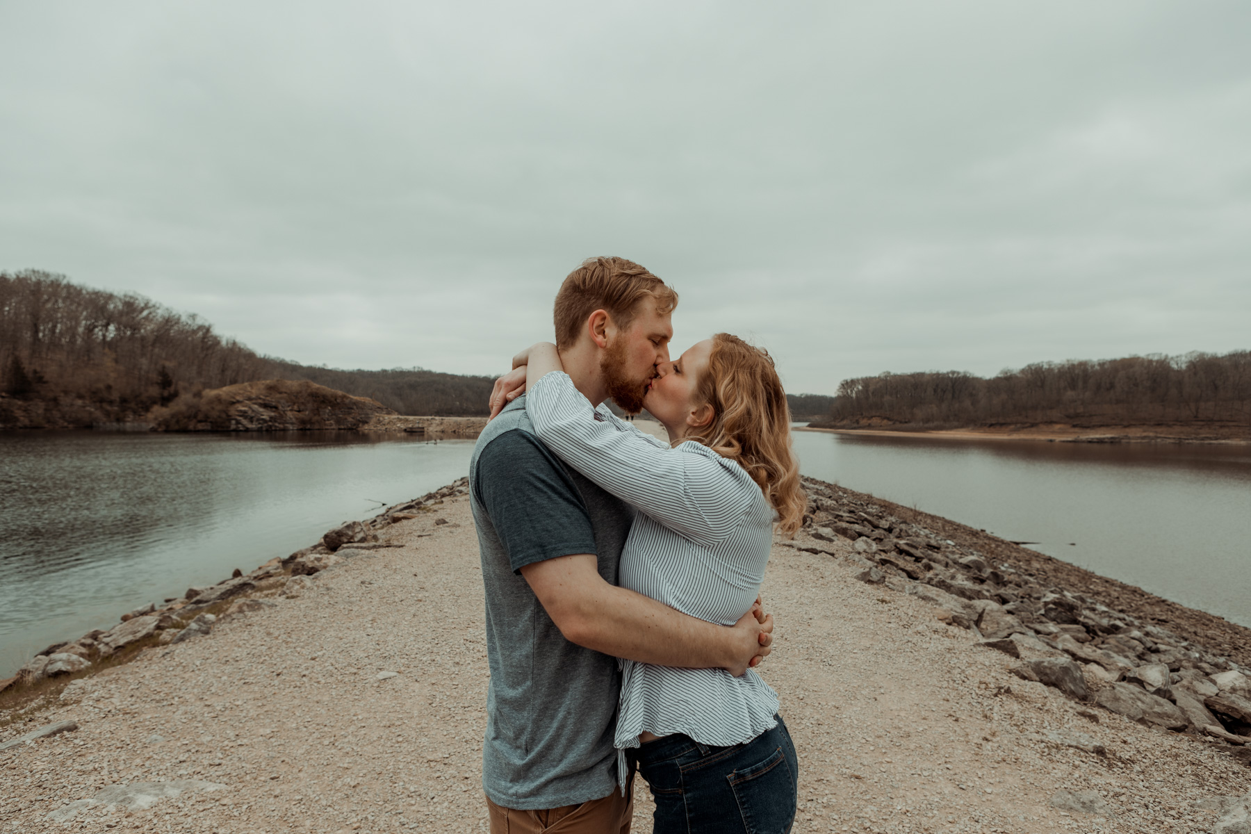 Lake Macbride Engagement Photos