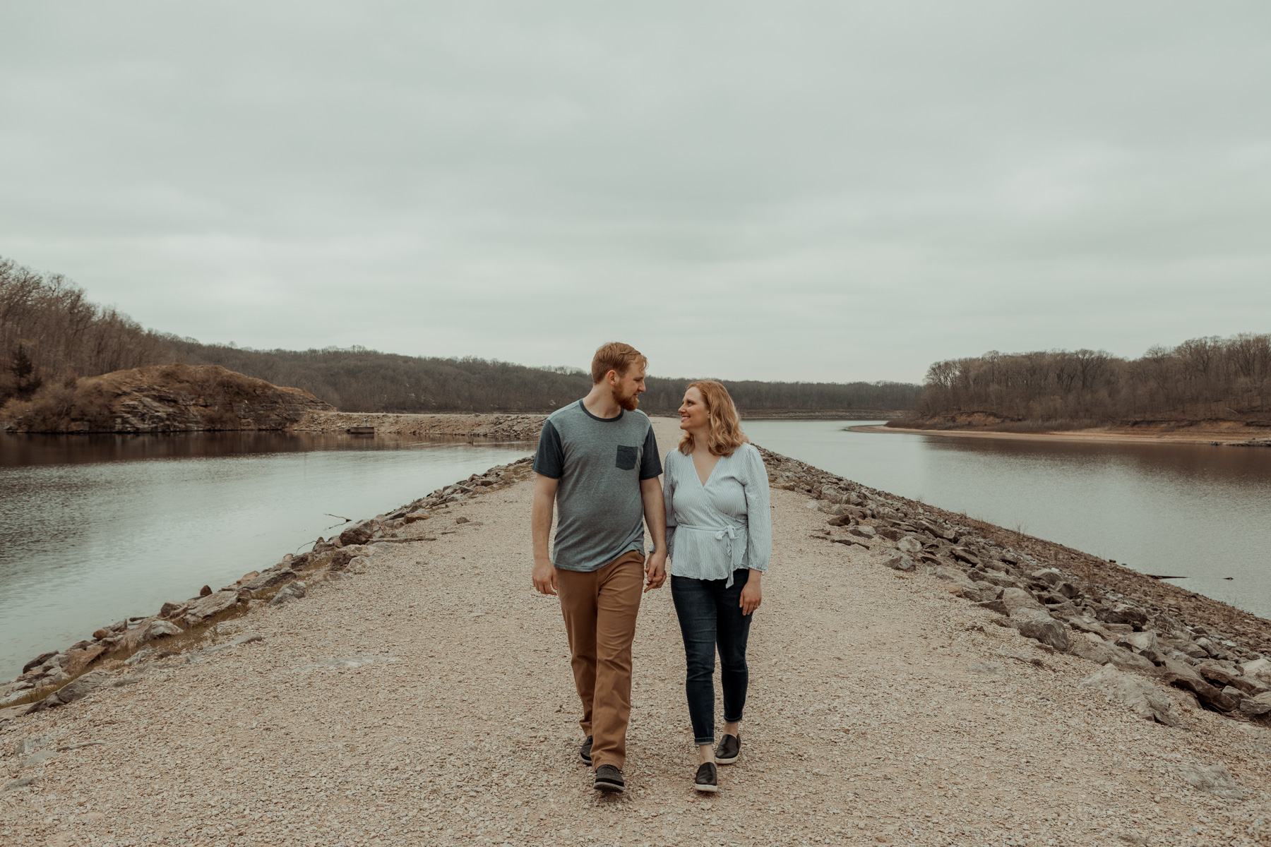 Lake Macbride Engagement Photos