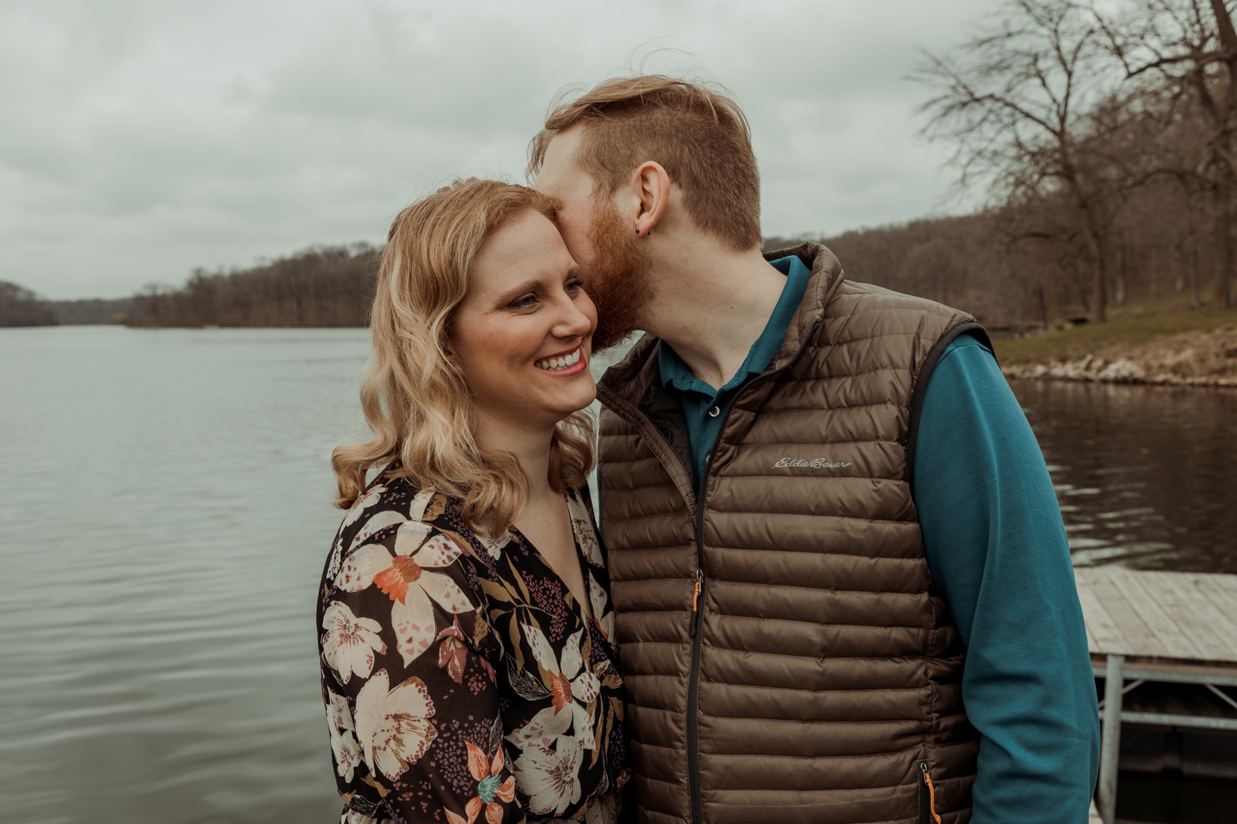 Lake Macbride Engagement Photos