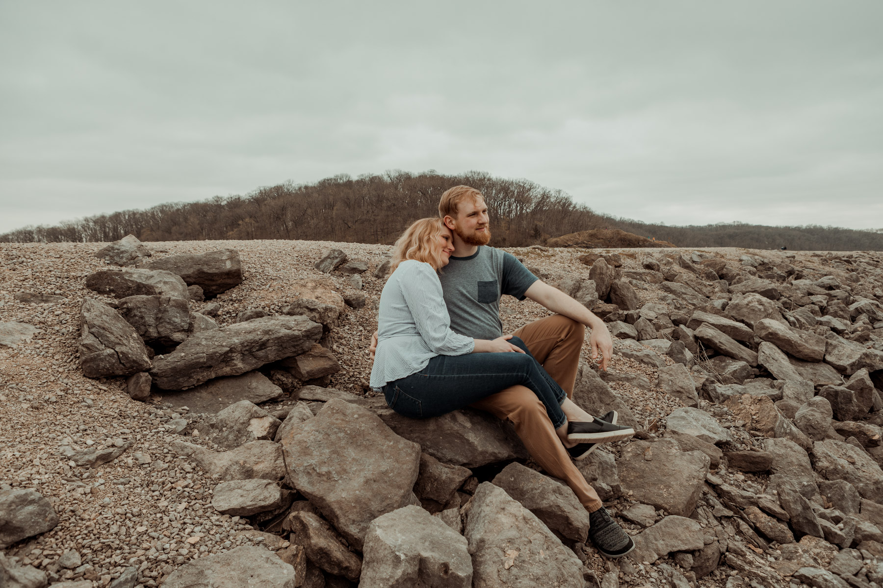 Lake Macbride Engagement Photos