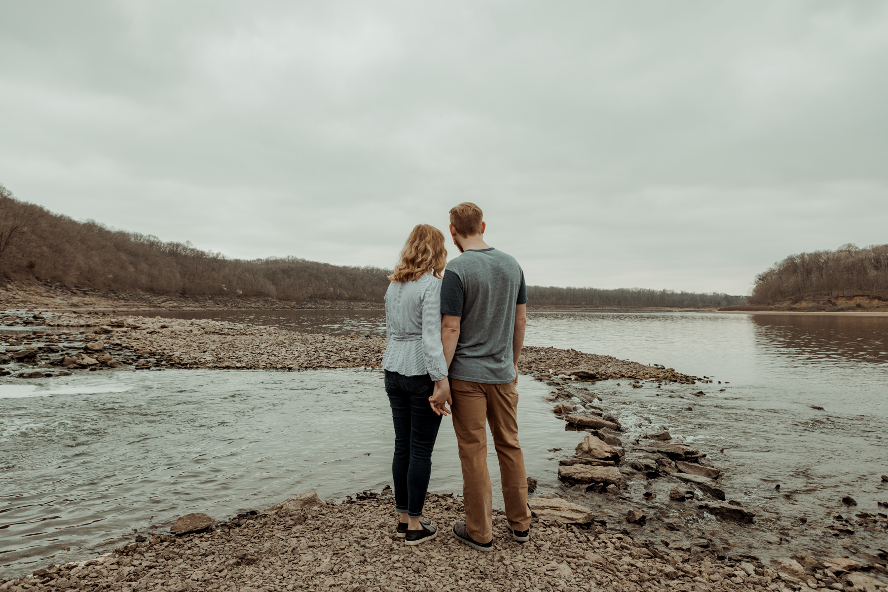 Lake Macbride Engagement Photos