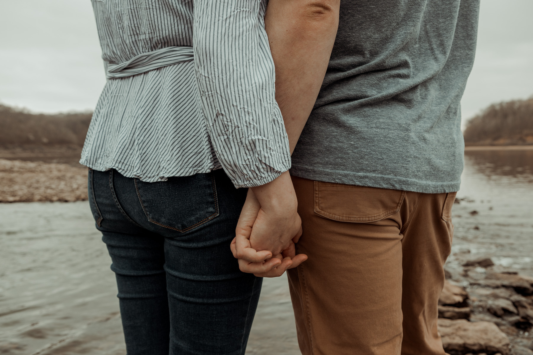 Lake Macbride Engagement Photos