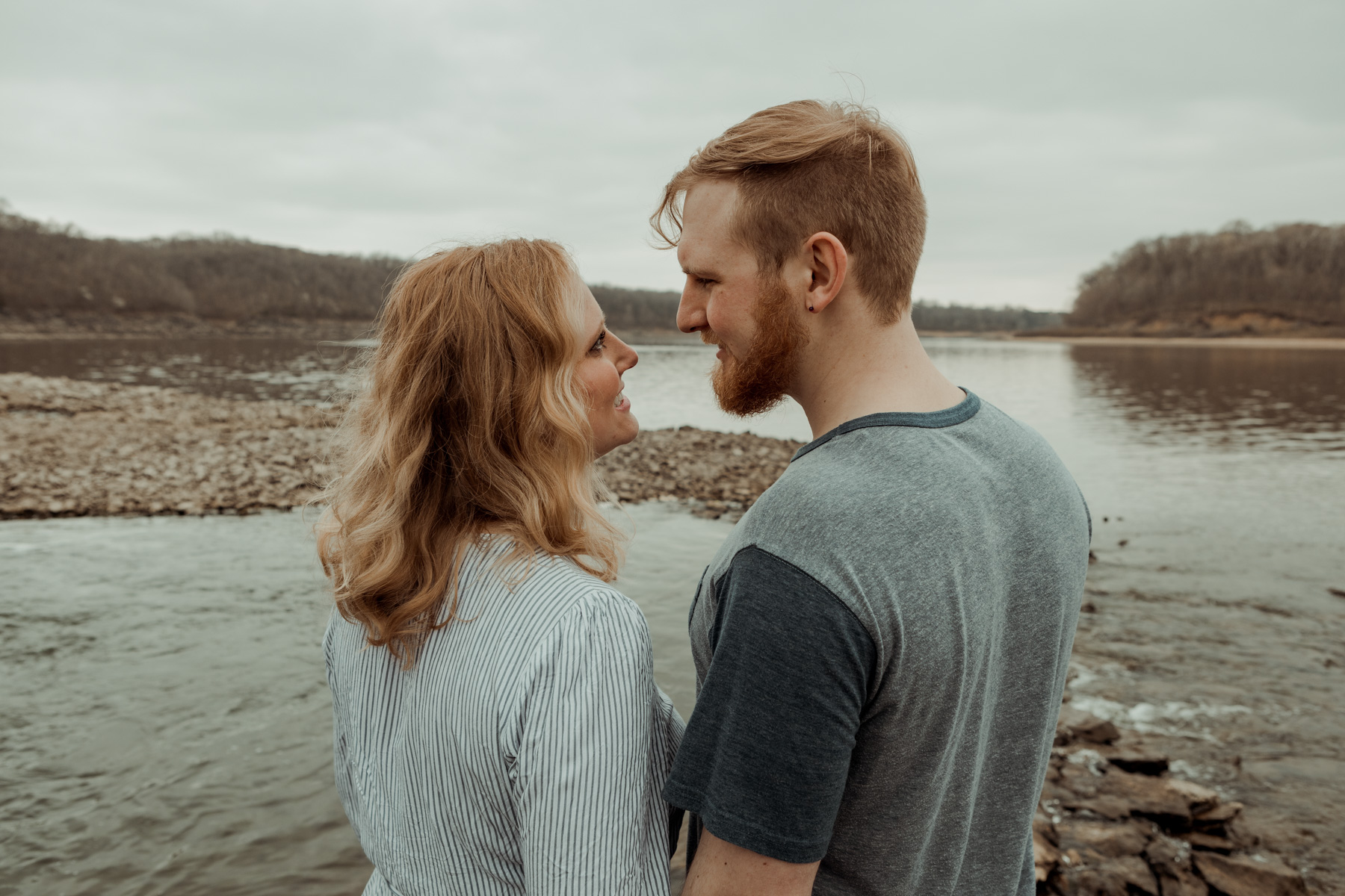 Lake Macbride Engagement Photos