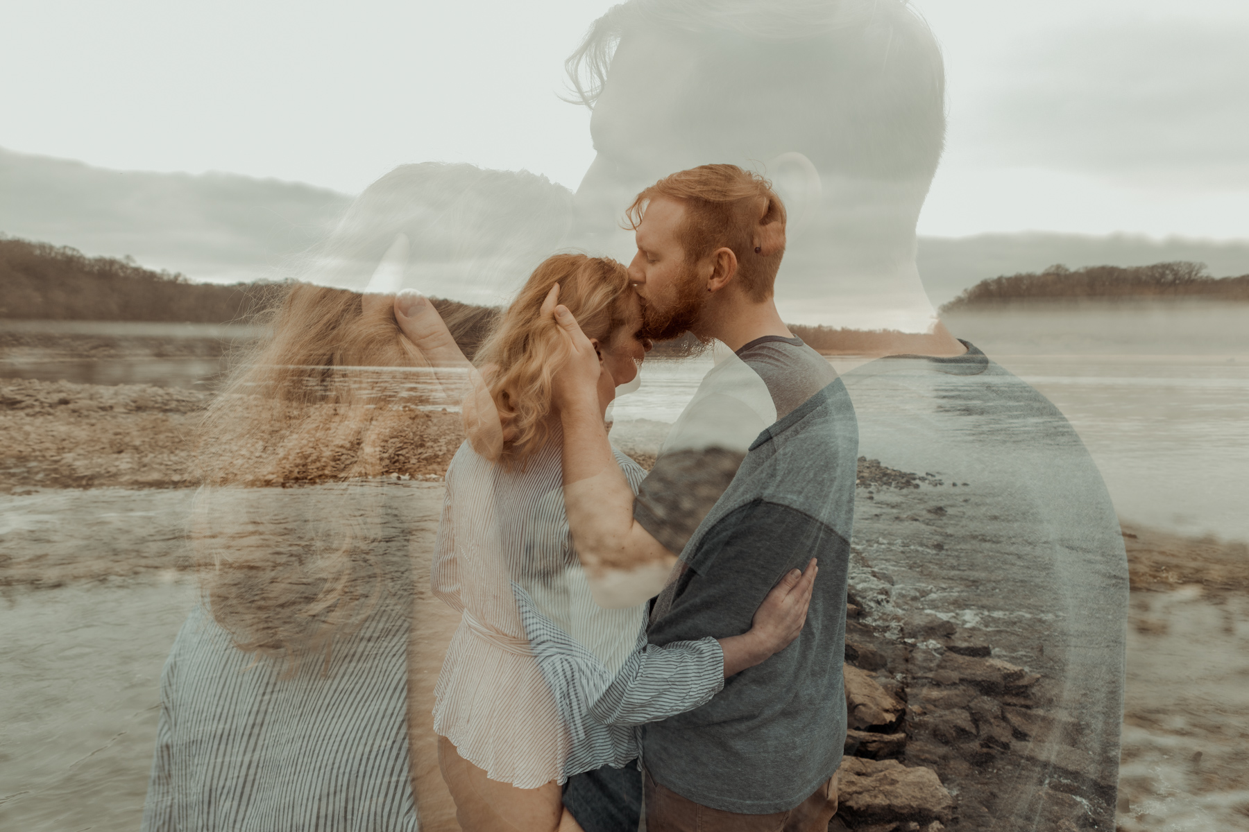 Lake Macbride Engagement Photos