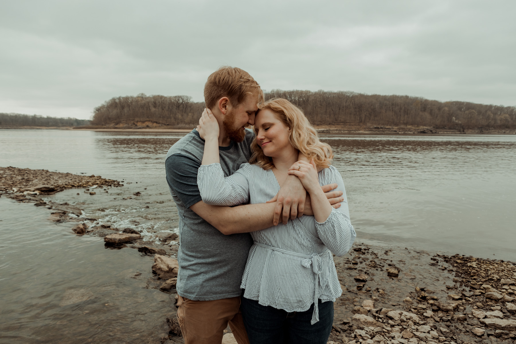 Lake Macbride Engagement Photos