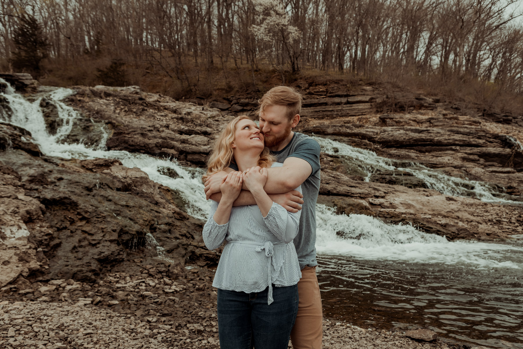 Lake Macbride Engagement Photos