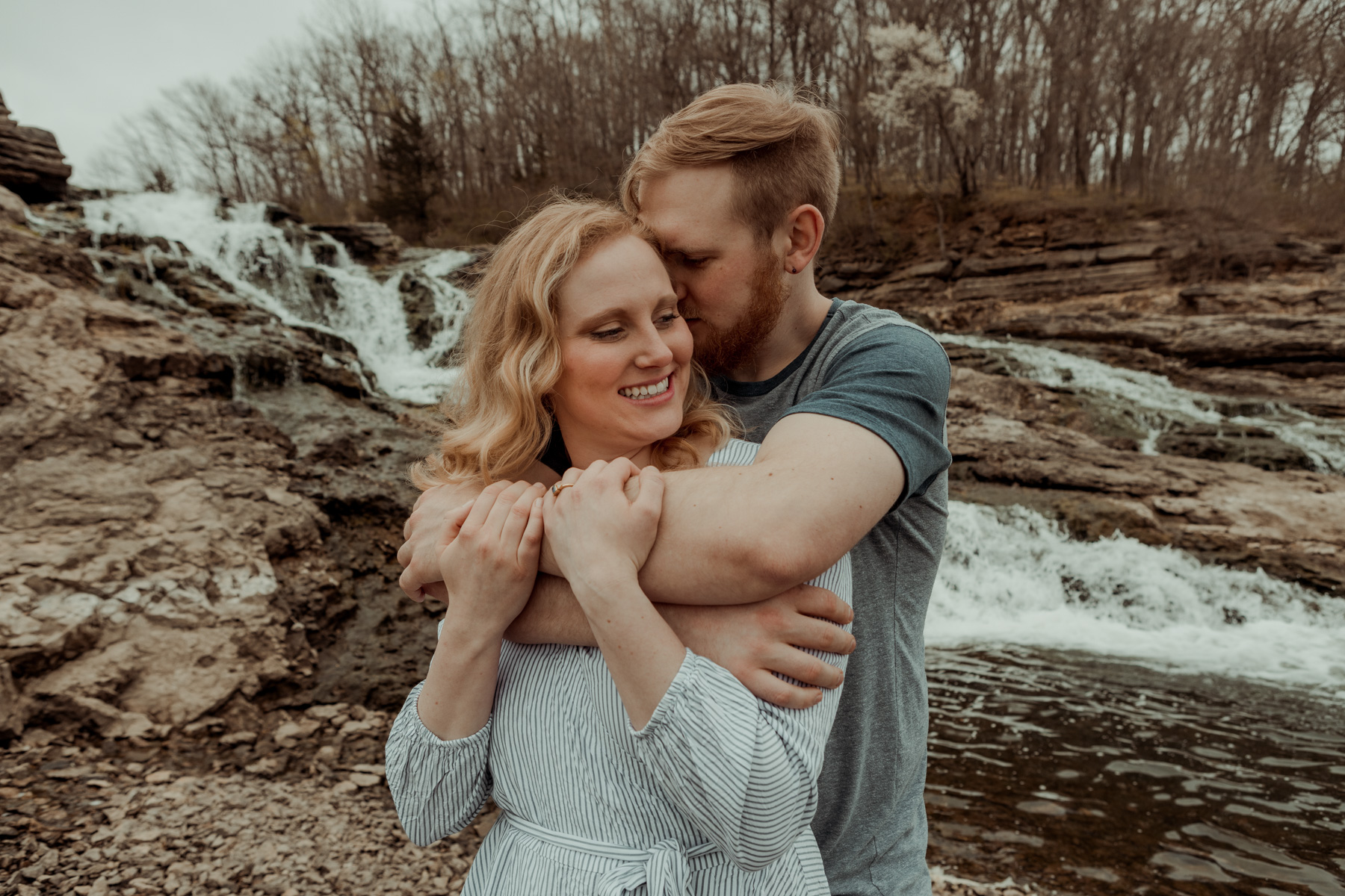 Lake Macbride Engagement Photos
