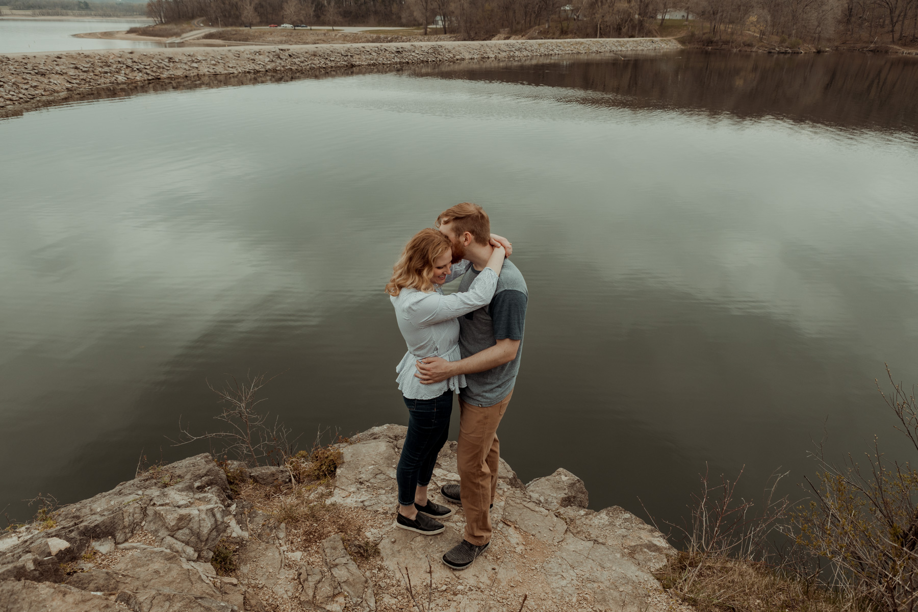 Lake Macbride Engagement Photos