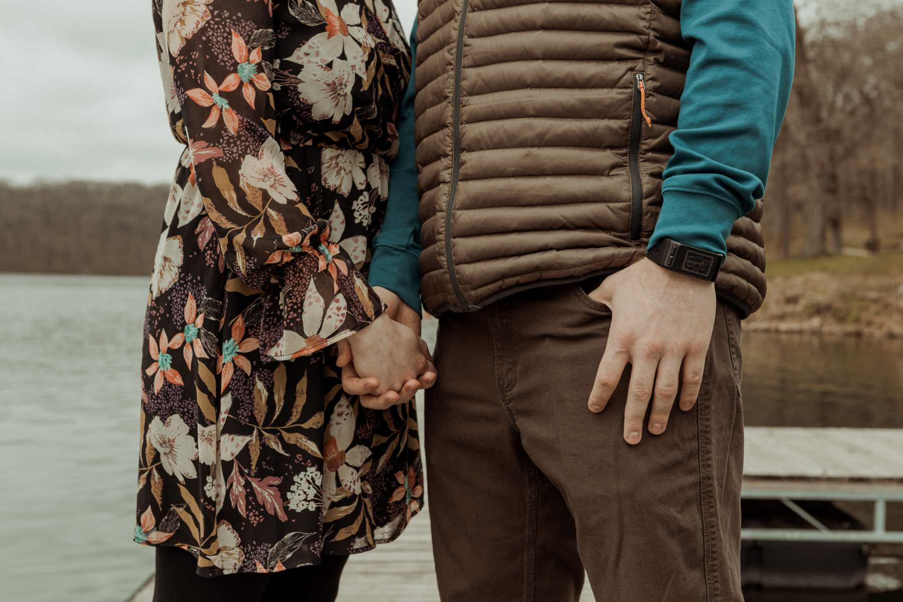 Lake Macbride Engagement Photos