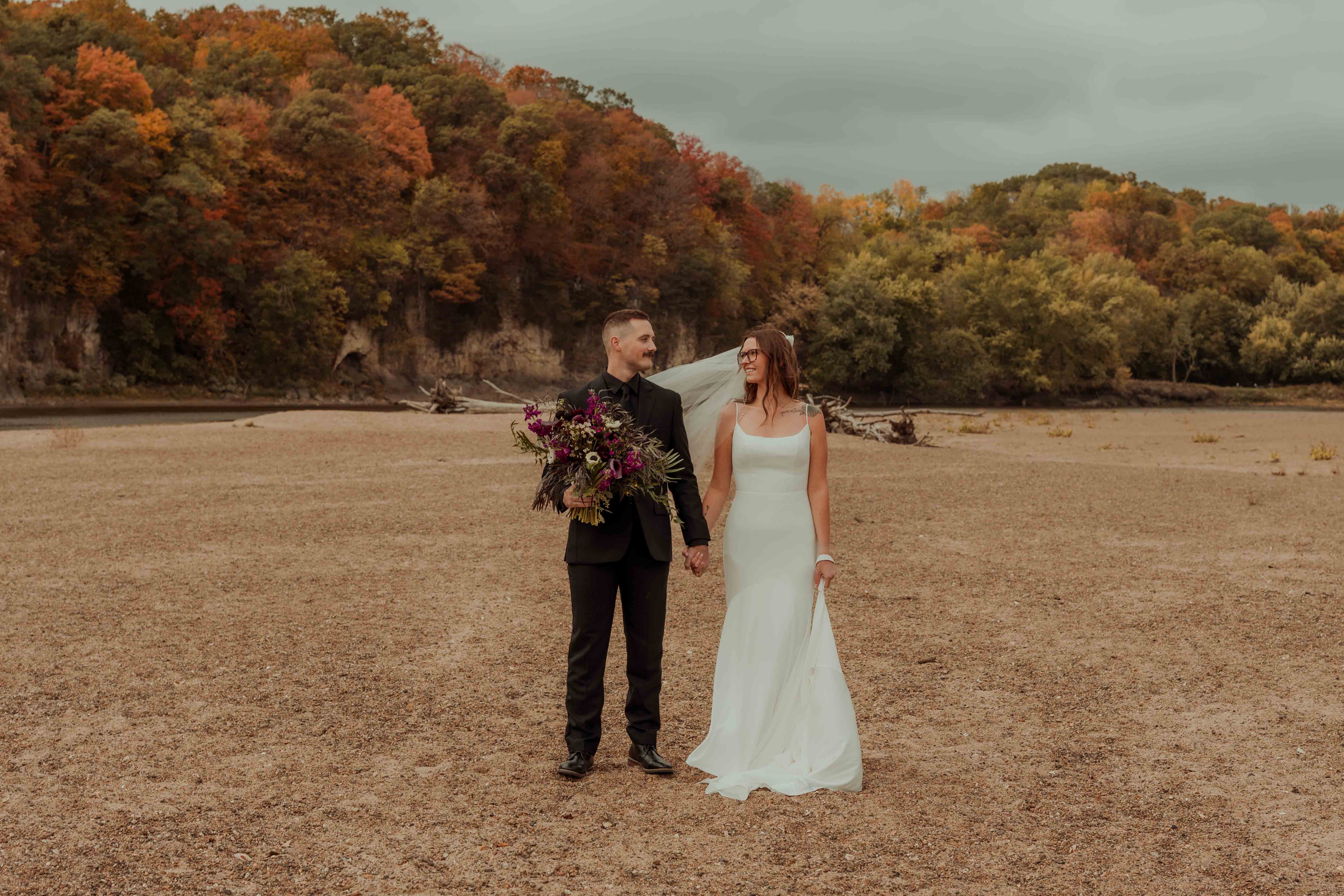 Palisades Kepler State Park Wedding, Mt Vernon, Iowa