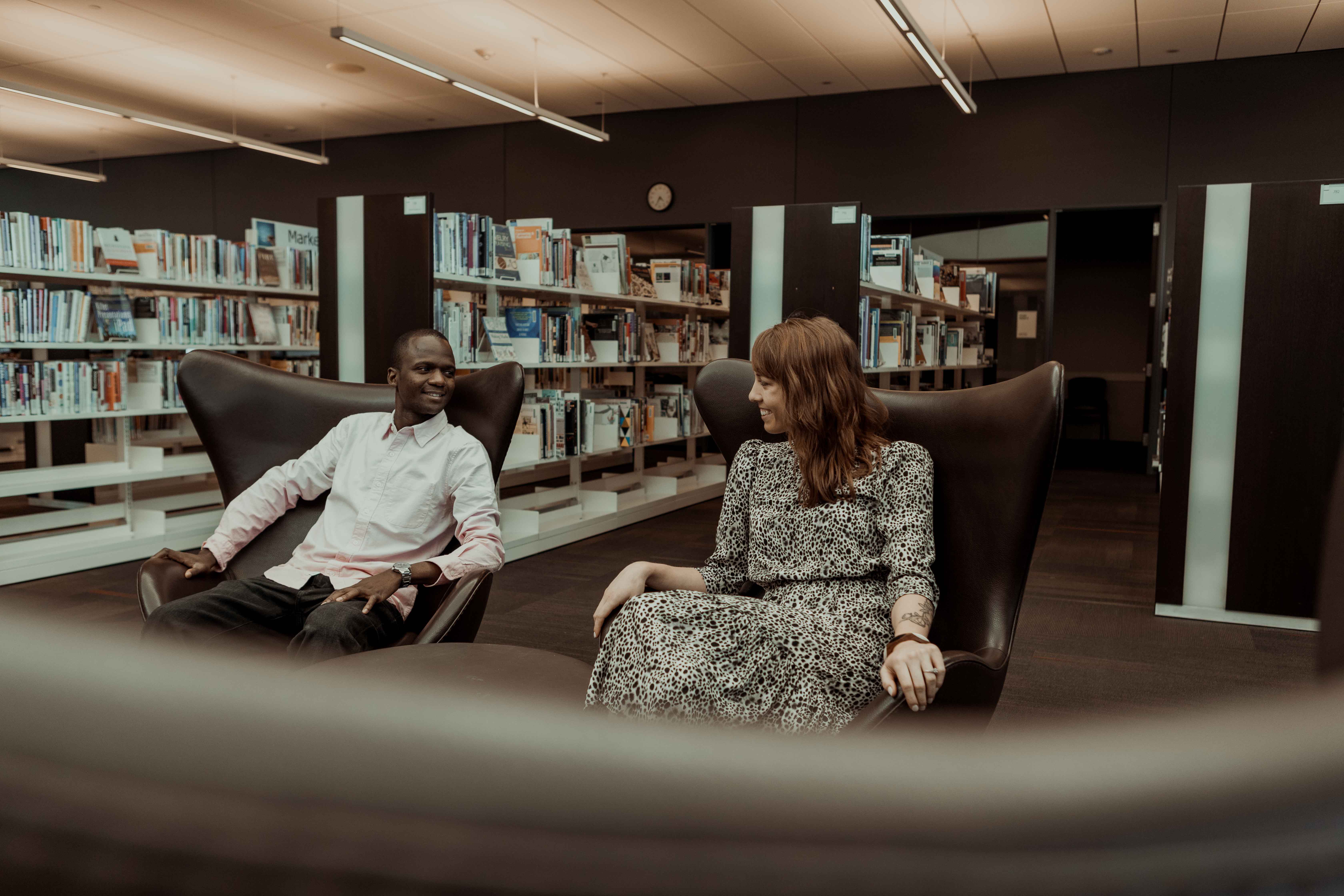 Public Library Cedar Rapids Engagement Photos
