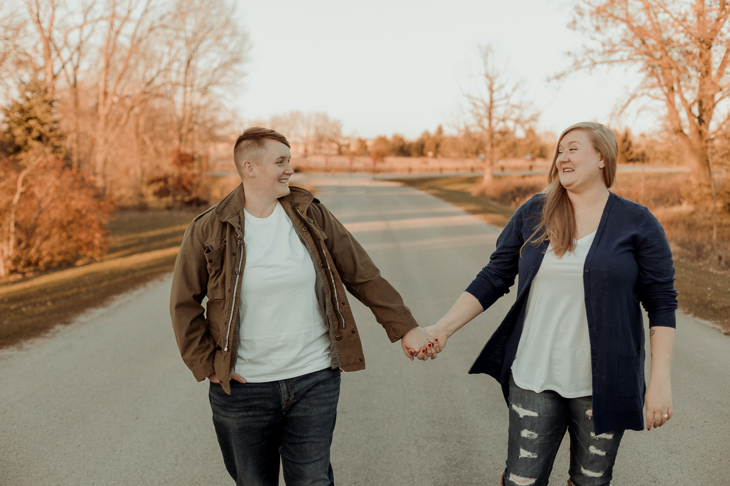 Squaw Creek Park Marion Engagement Photos, Marion Iowa