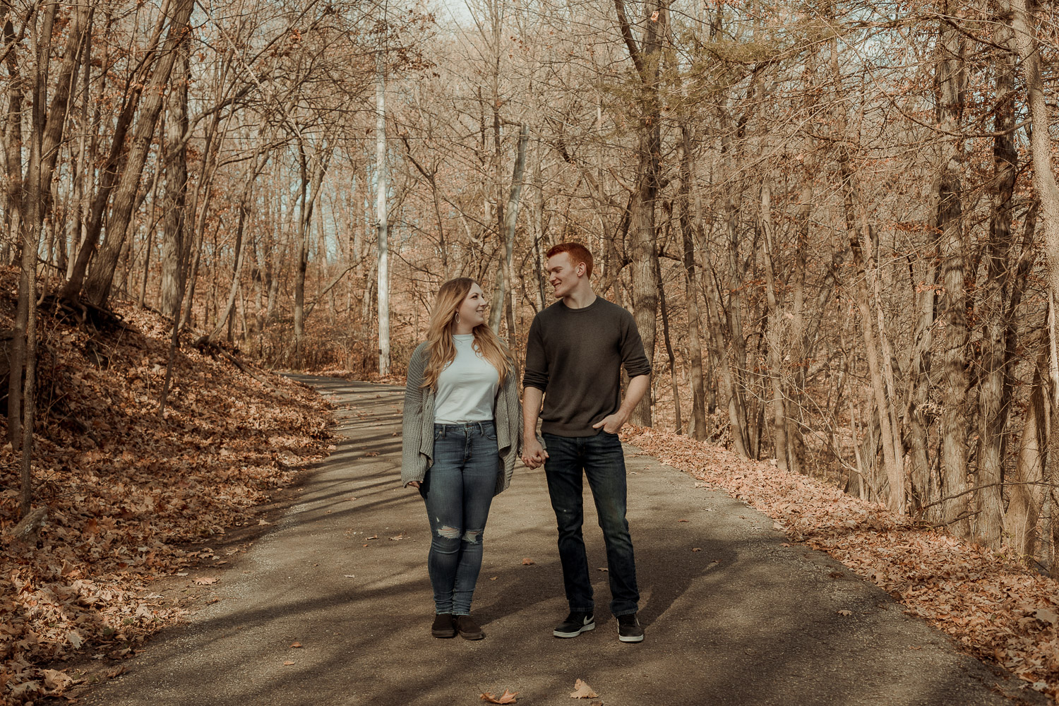 Family's Cabin Engagement Photos, Deihi Iowa