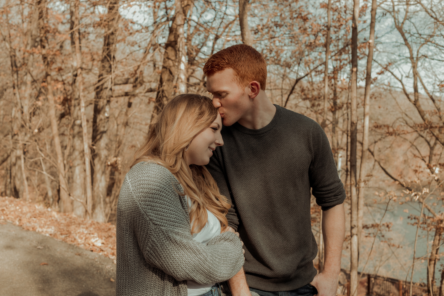 Family's Cabin Engagement Photos, Deihi Iowa