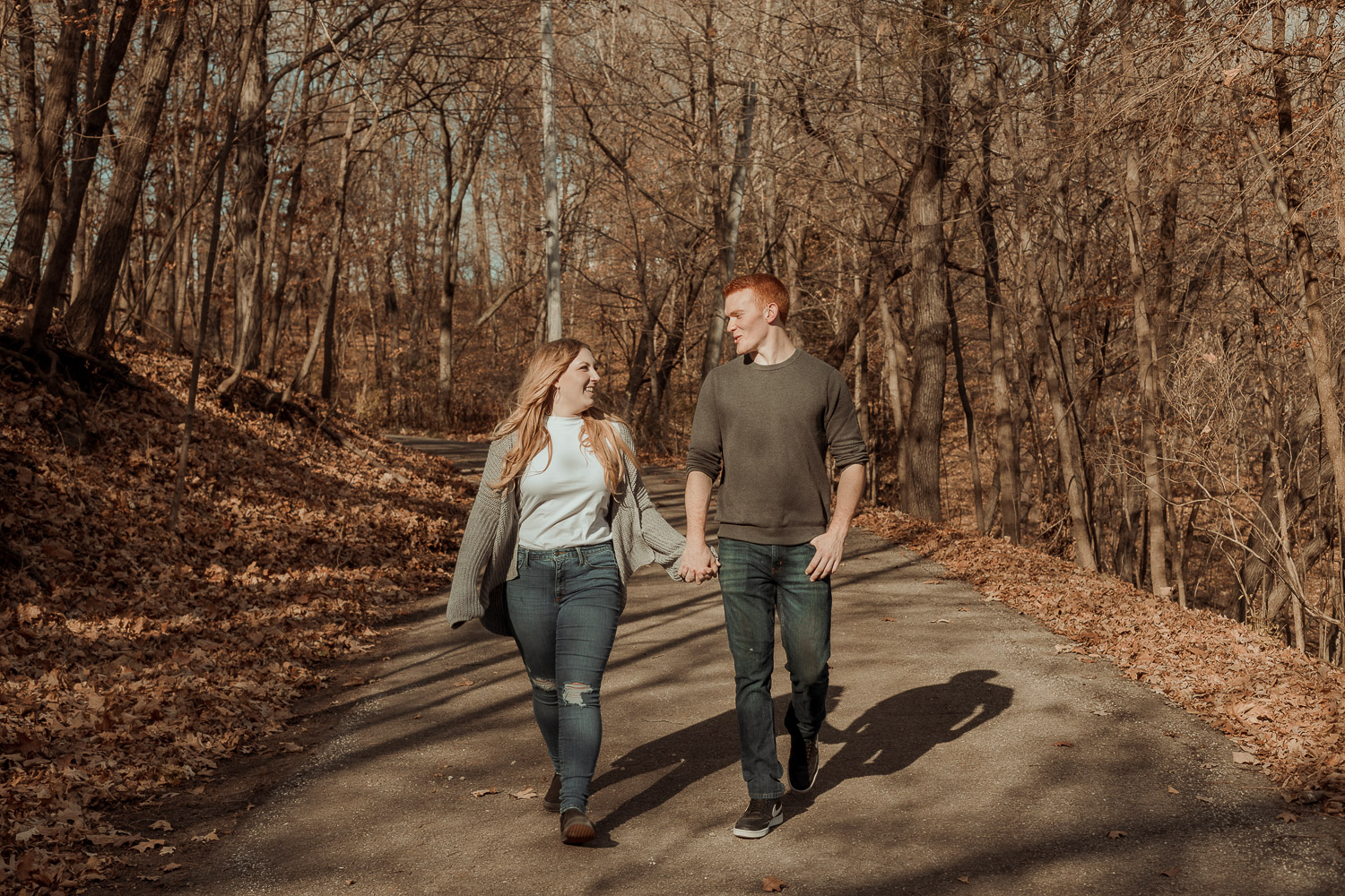 Family's Cabin Engagement Photos, Deihi Iowa