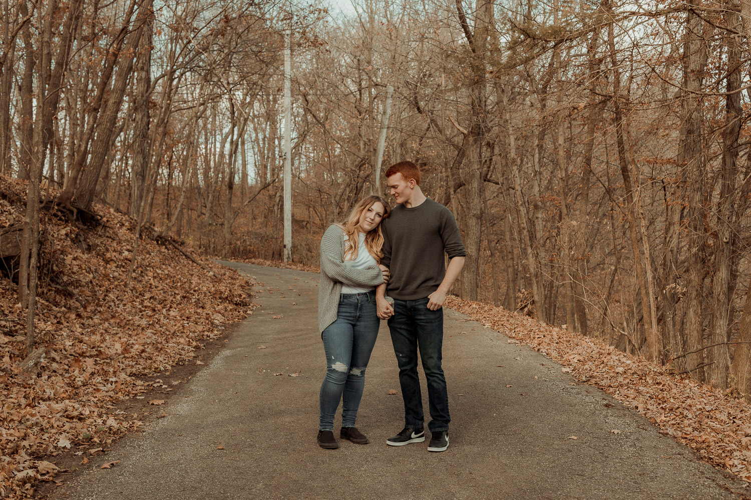 Family's Cabin Engagement Photos, Deihi Iowa
