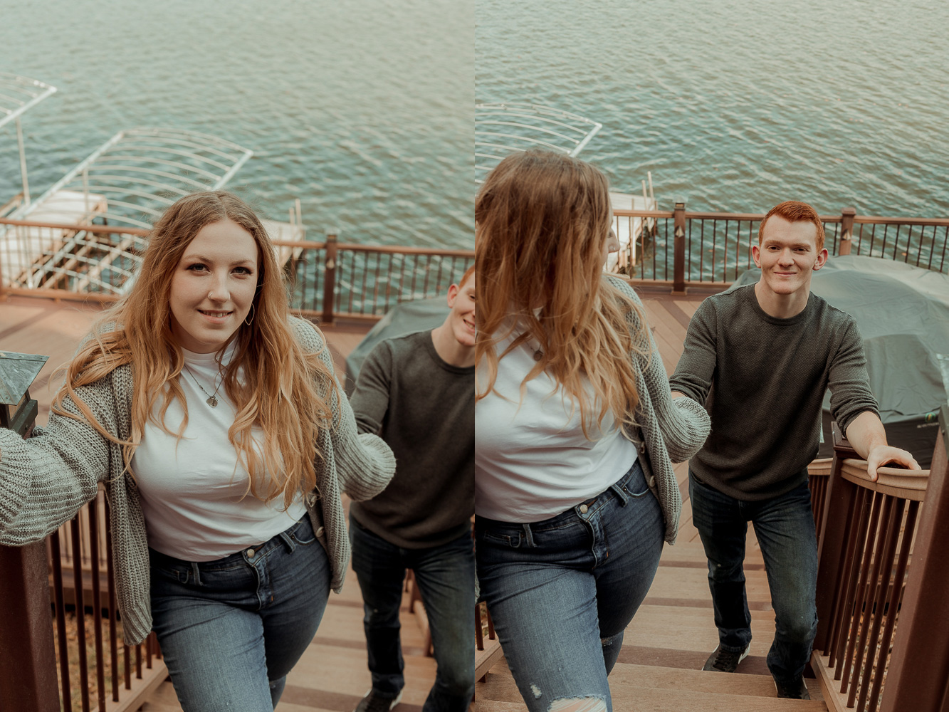 Family's Cabin Engagement Photos, Deihi Iowa