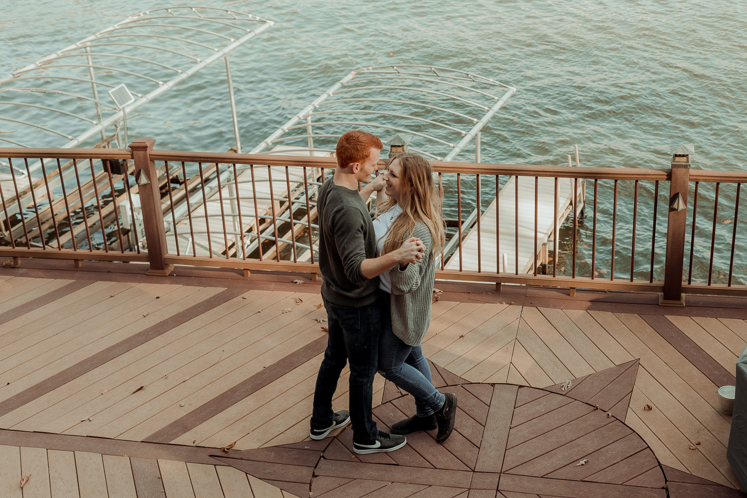 Family's Cabin Engagement Photos, Deihi Iowa