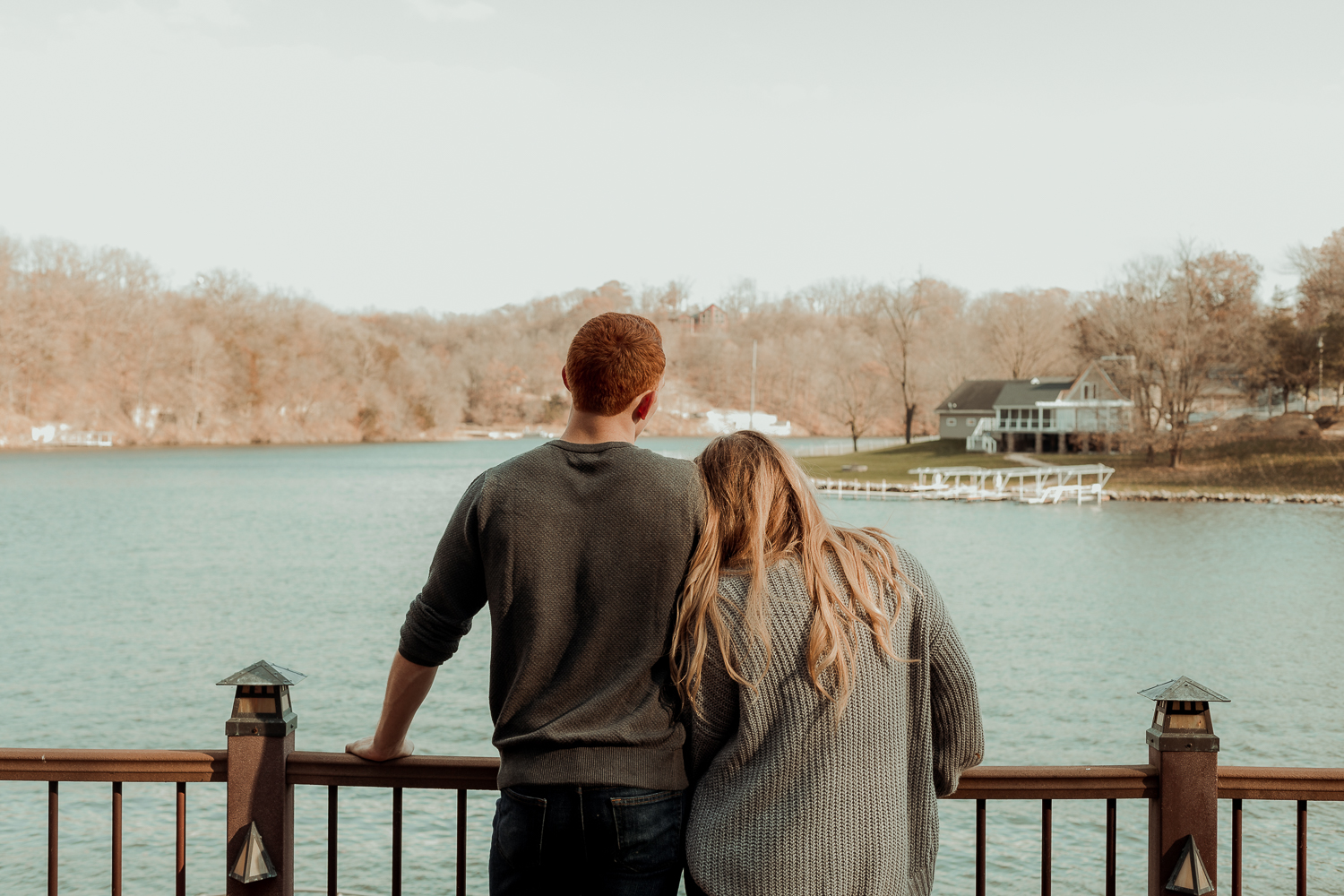Family's Cabin Engagement Photos, Deihi Iowa