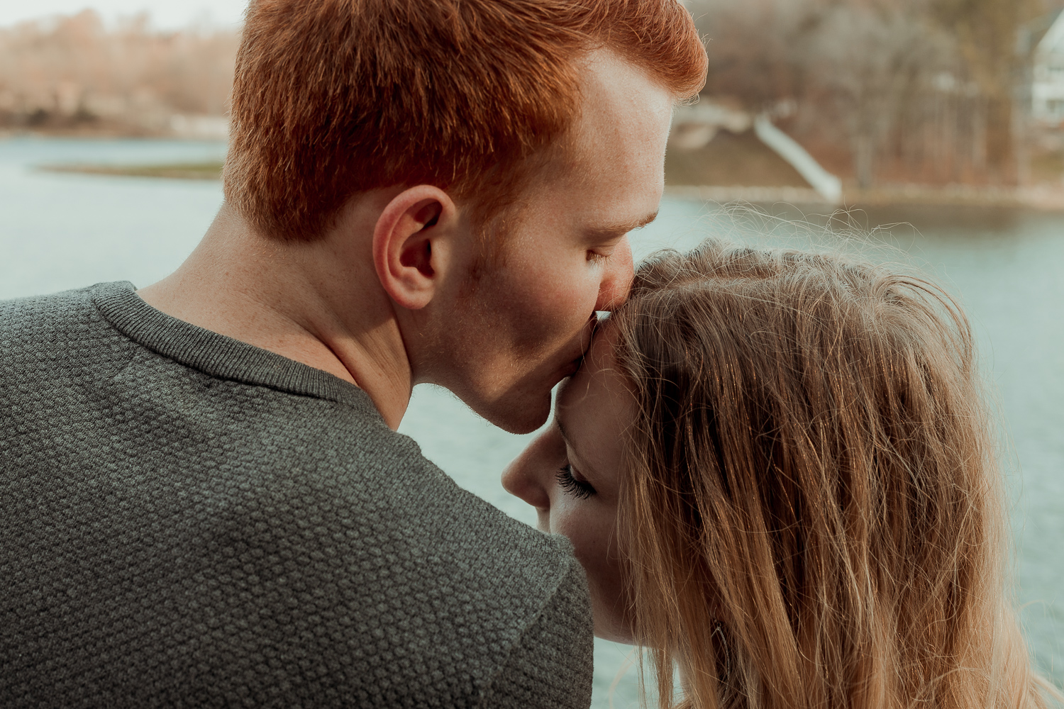 Family's Cabin Engagement Photos, Deihi Iowa