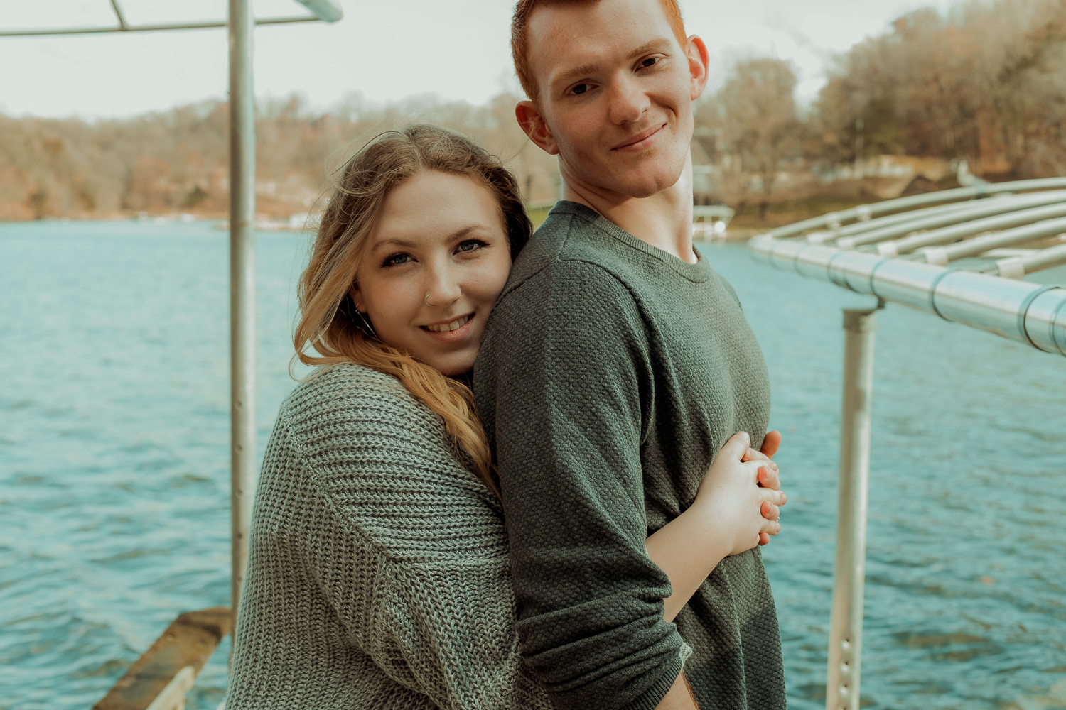 Family's Cabin Engagement Photos, Deihi Iowa