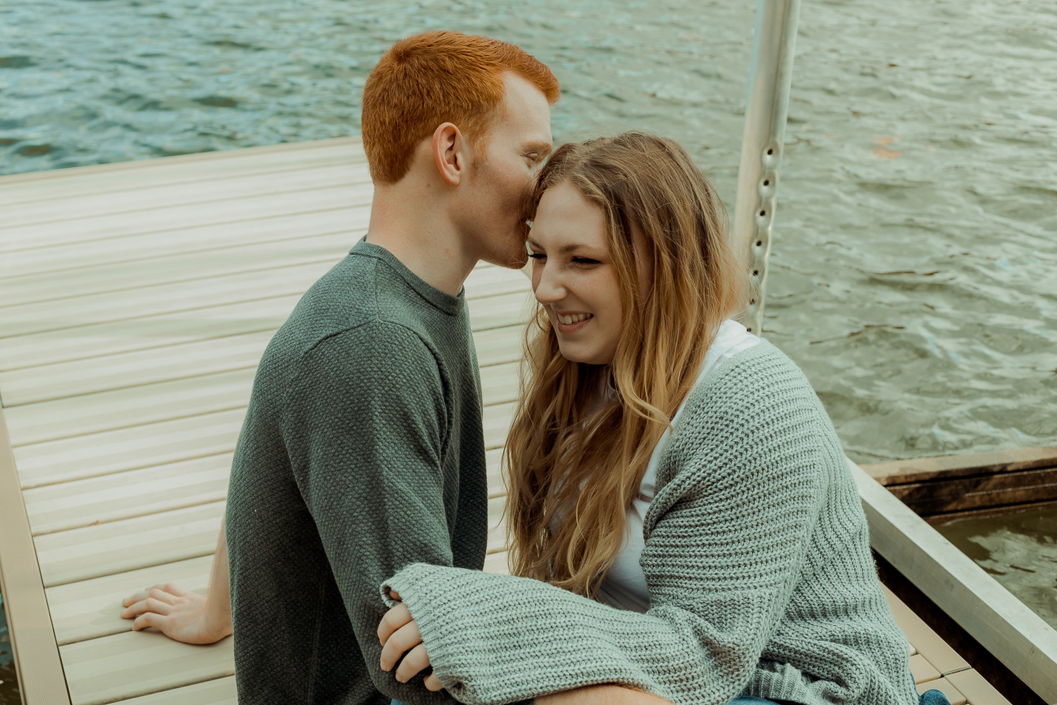 Family's Cabin Engagement Photos, Deihi Iowa
